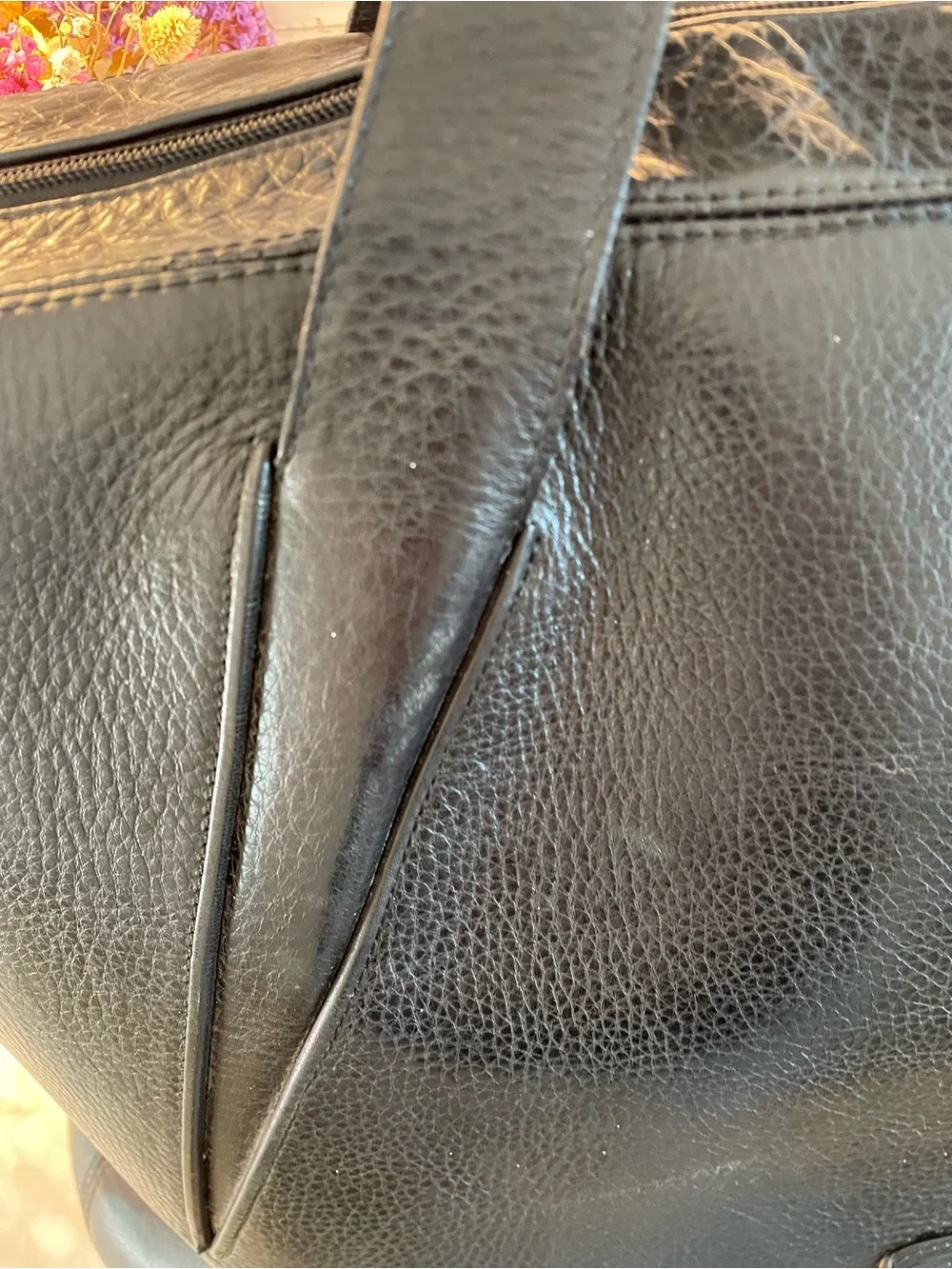 Lamborghini Murciélago Schedoni Trunk Bag - Black Leather